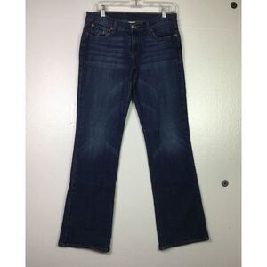 Lucky Brand Womens Jeans Size 8/29 Dark‎ Wash Mid rise Flare legs style 7W10330